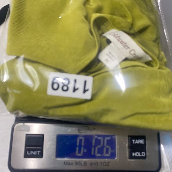 Coldwater Creek 3X Womens Green Short Sleeve Tie-Front Blouse Liquid Knit - Picture 9 of 9